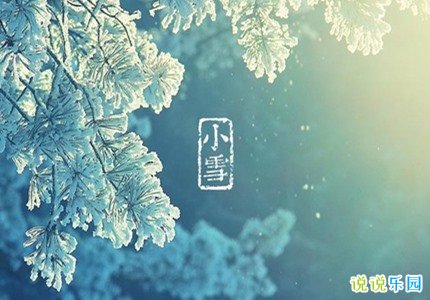 有关小雪的说说心情 关于小雪节气的句子